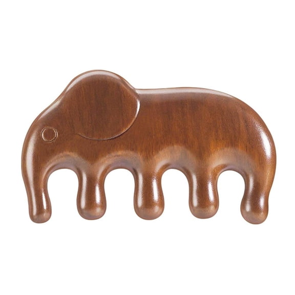 Sandalwood Scalp Detox Comb- Tooth Wooden Massage Comb for Hair Growth, Loc Comb Wide Tooth Combs with Gift Bag