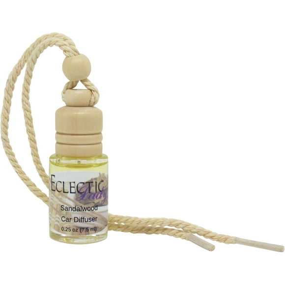 Sandalwood Scented Car Diffuser by Eclectic Lady, 7.5 ml, Air Freshener, Premium Grade Fragrance