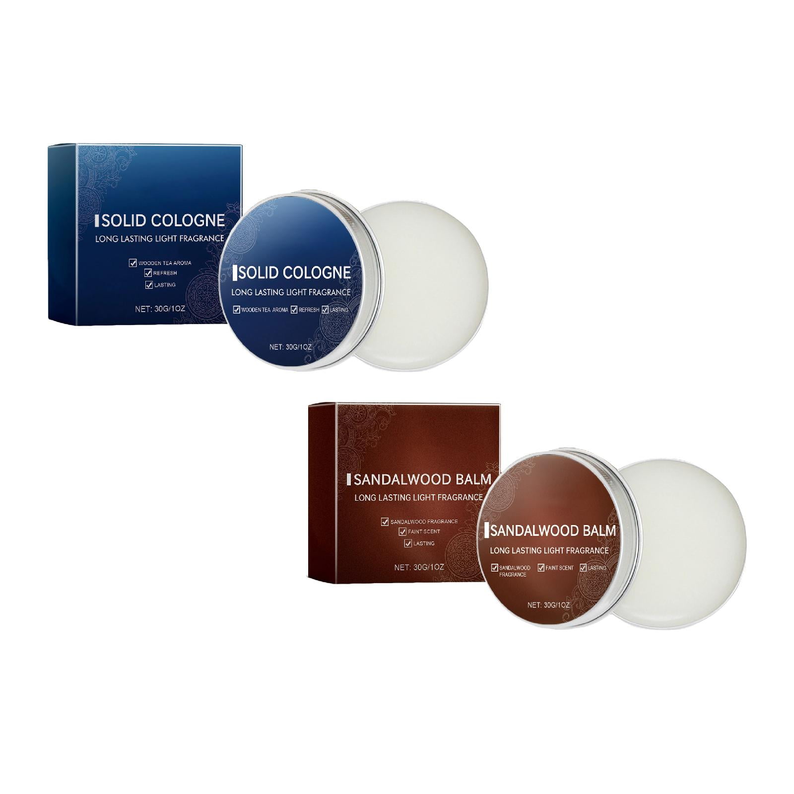 Sandalwood Solid Perfume With Long Lasting And Fresh Fragrance Amber