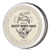 Sandalwood Vanilla Beard Balm, Nutrient-Rich Formula with Shea Butter & Beeswax