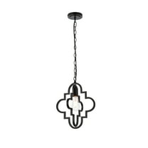 Sandara 1 light pendant in black
