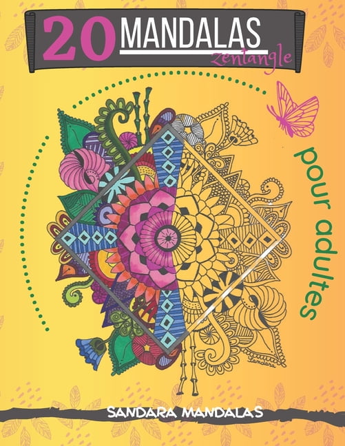 Sandara Mandalas: 20 mandalas zentangle pour adultes : Sandara Mandalas (Series #2) (Paperback)