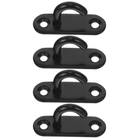 Sandbag Hook 4 Pcs Wall Mounted Heavy Duty Ceiling Eye Plate to Open Suspended Hooks 304 Stainless Steel
