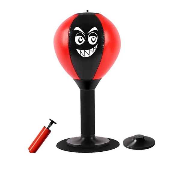 Sandbag Punch Bag Desktop Punching Bag Ball Suction Boxing Bag Speed Ball Anti-Stress Boxing Punching Ball for Home Office Party, Fun Gift for Friends Coworker