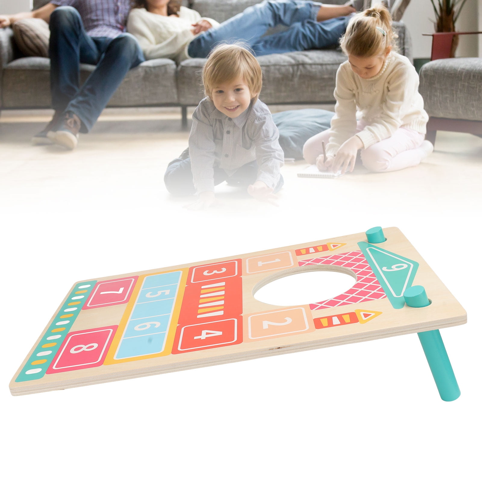 Sandbag Throwing Game, 6 Sandbags Fabric Sandbag Bean Bag Toss Game