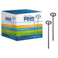 thumbnail image 1 of Sandbaggy 6-inch Circle Top Pins~ Landscape Staples SOD Staples Garden Stakes Weed Barrier Pins (2,000 Pins), 1 of 7