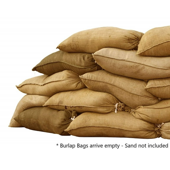 Sandbaggy Burlap Sand Bag - Size: 14" x 26" - Sandbags 50lb Weight Capacity - Sandbags for Flooding - Sand Bag - Flood Water Barrier - Water Curb - Tent Sandbags - Store Bags (1 Bag)