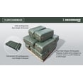 thumbnail image 1 of Sandbags For Flooding - Size: 14" x 26" - Green - Sandbags Empty - Sandbags Wholesale Bulk - Sand Bag - Flood Water Barrier - Water Curb - Tent & Store Bags (10,000 Bags), 1 of 8