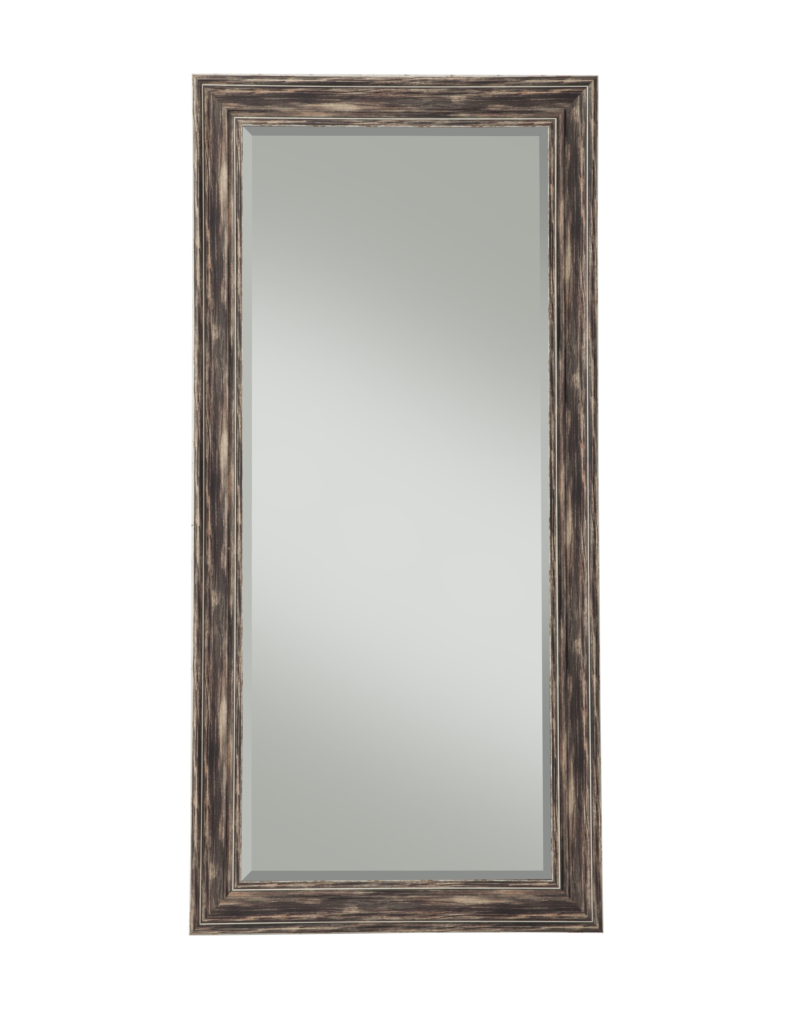 Full Length Leaner Mirror, Farmhouse Antique Black, 65" x 31", by Martin Svensson Home