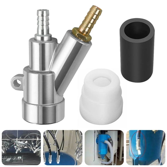 Sandblasters Accessories Stainless Steel with Boron Carbide Nozzle 35×20×8mm