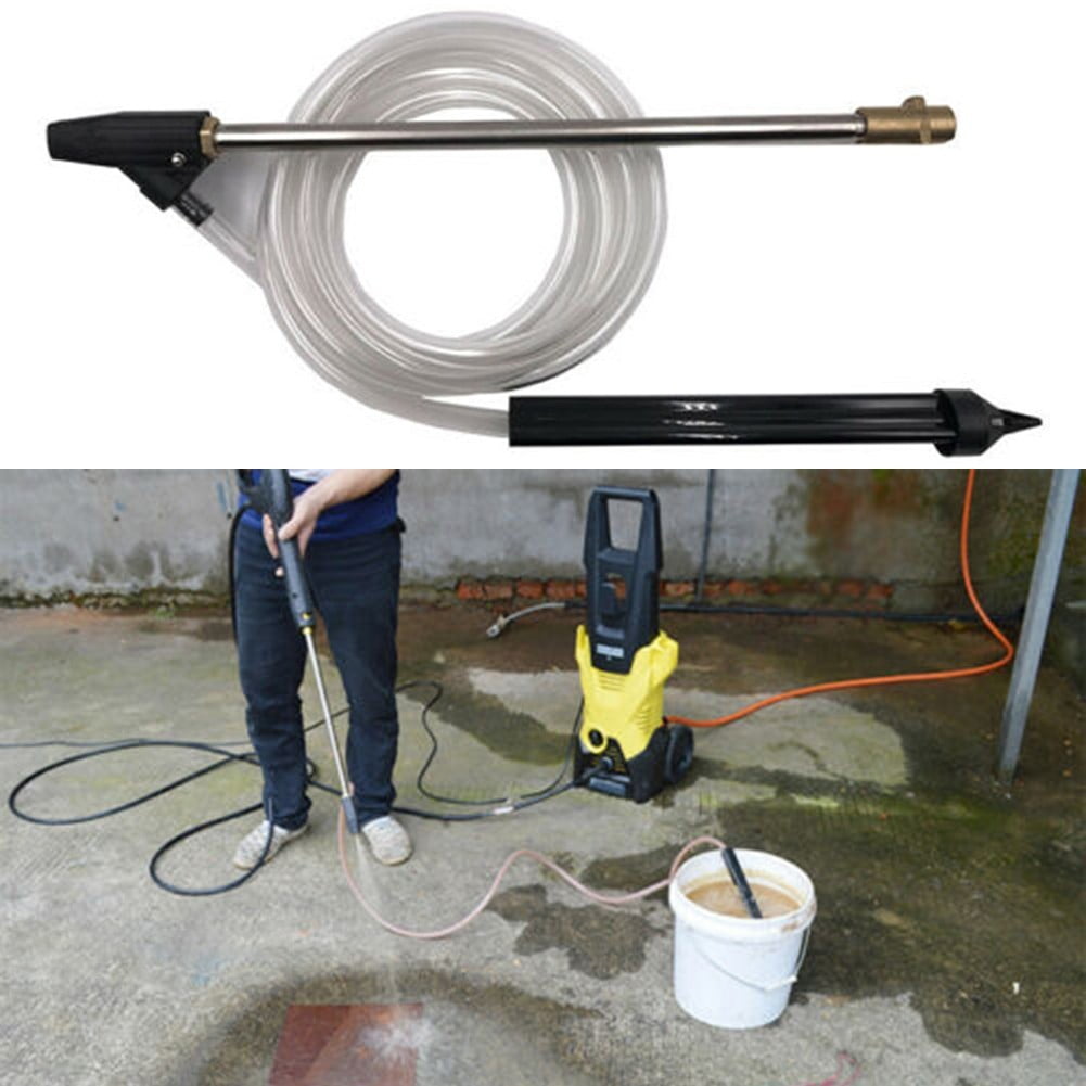 Sandblasting Device,Pressure Washer Sand Blaster Lance Hose Wet Sandblaster Lance Jet Kit