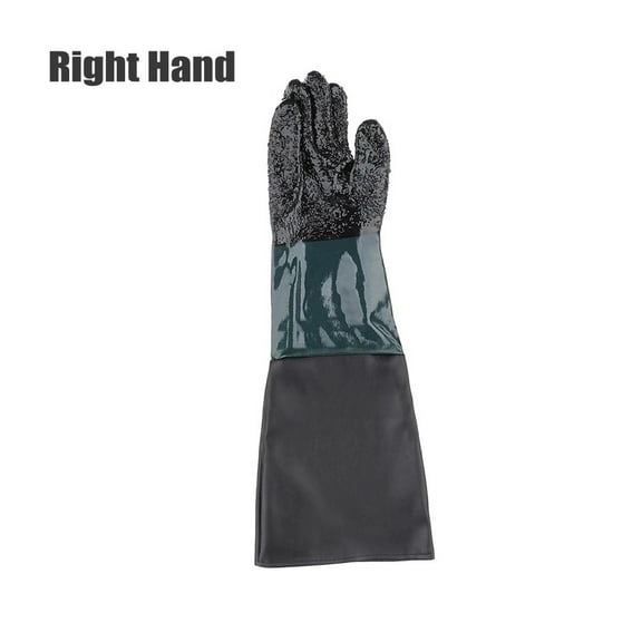 Sandblasting Gloves 23.6×11.8Inch Work Gloves for Sandblaster Sand Blast Cabinet