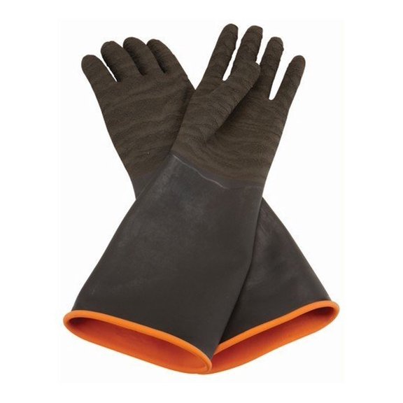 Sandblasting Gloves with Industrial Strength Abrasive Protection (18" Length)