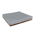 thumbnail image 1 of Sandbox Cover 18 Oz Waterproof - Sandpit Cover 100% Weather Resistant with Metal Grommets (60" W x 60" D x 8" H, Grey), 1 of 7