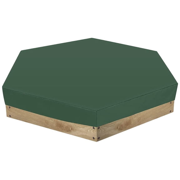 Sandbox Cover with Drawstring, Resistance Durable Dustproof Protection Beach Sandbox Canopy Waterproof Sandpit Pool Cover Sandpit Pool Cover for Outdoor Sandbox, 55x43in