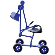 Sandbox Digger Backhoe Toy With Wheels