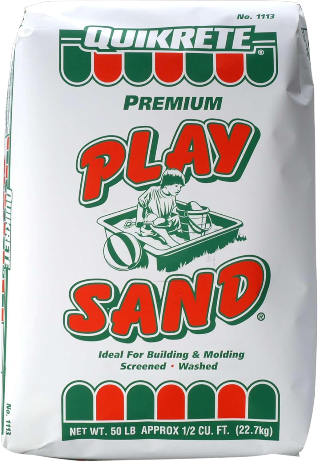 Sandbox Play Sand Outdoor Kids Filtered Playsand for Sand Box Screened, Washed and Dried Tan Color - 50 Pounds