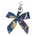 thumbnail image 1 of Unique Bargains 1 Pc Fashion Bow-knot Scarf Handbag Charm Bag Accessories Blue, 1 of 5