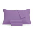 thumbnail image 1 of Sander 4-Piece Purple Polyester Microfiber Solid Sheet Set Queen Size, 1 of 6