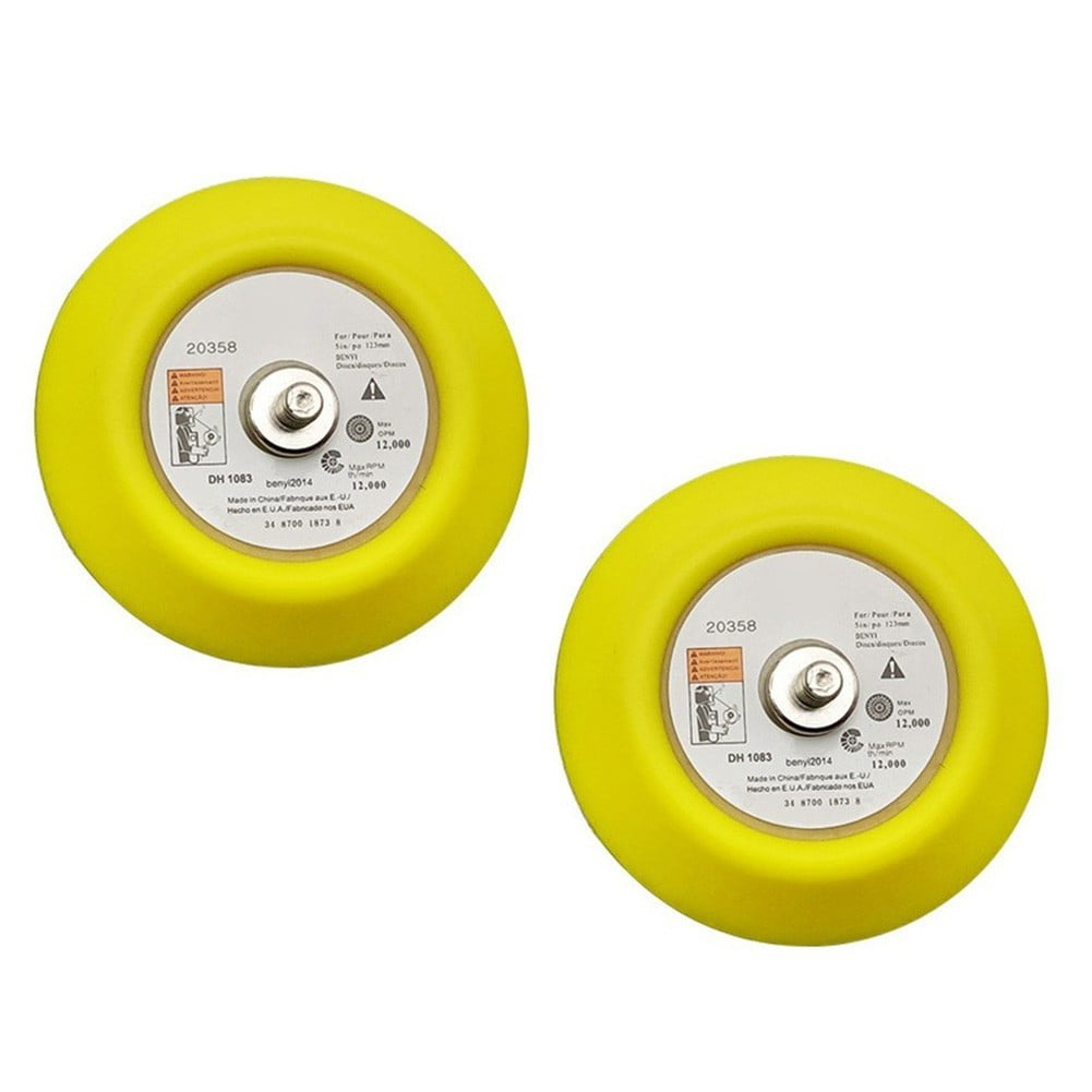 Sander Backing Pad Hook & Loop Polisher Sanding Disc For DA Air & Power Sanders