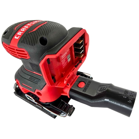 Sander Vacuum Adapter for CRAFTSMAN 1/4 Sheet Sander CMCW222 - Shop Vac Attachment for Dust Collection Reducer by 1058Designs (1-1/4")