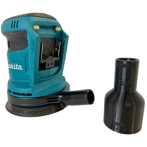 Sander Vacuum Adapter for most Makita Sanders - Shop Vac Attachment for Dust Collection Hose by 1058Designs (1-7/8")