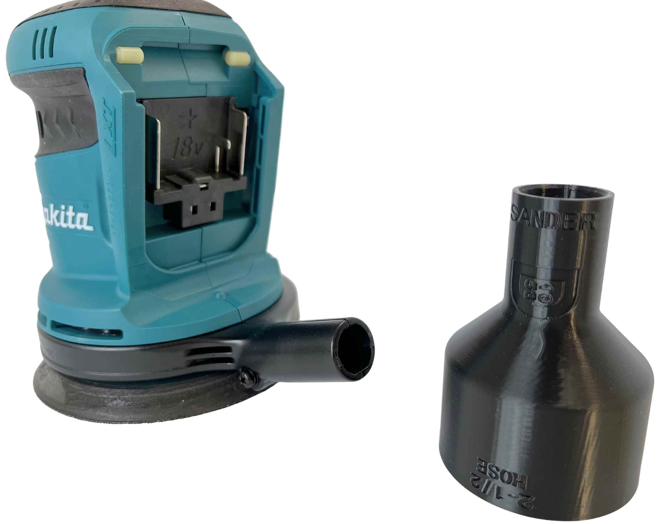 Sander Vacuum Adapter for most Makita Sanders - Shop Vac Attachment for ...