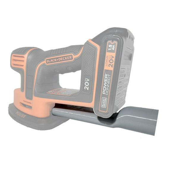 Sander Vacuum Hose Adapter for BLACK+DECKER Cordlesss Mouse Detail Sander BDCMS20C BDCMS20B Dust Collector Reducer by 1058Designs (1-1/4")