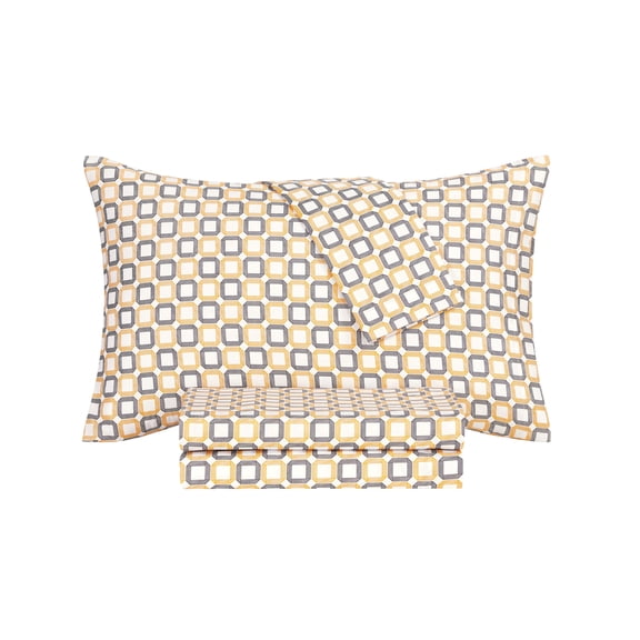 Sanders Castleton 3 Piece Twin Yellow Sheet Set