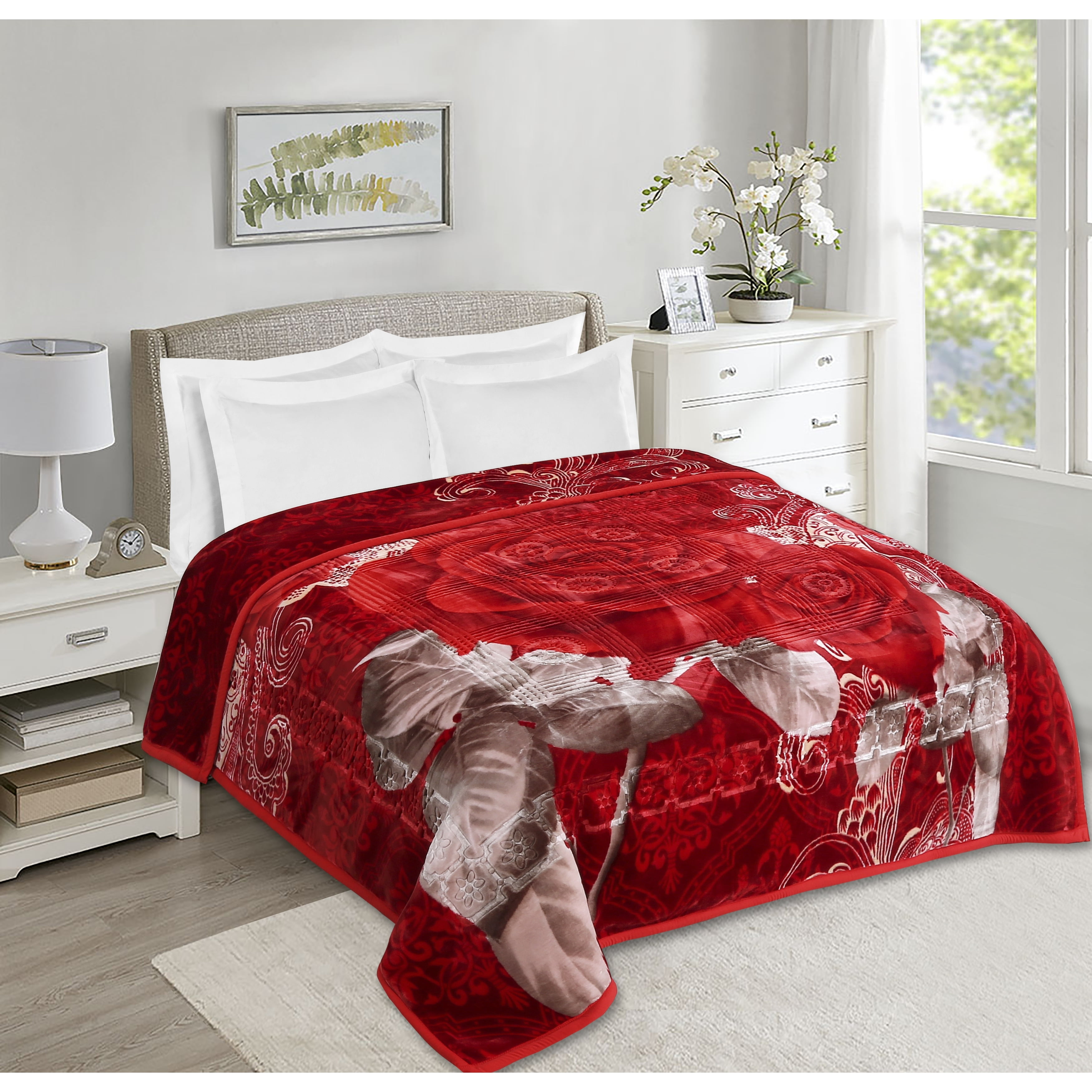 Sanders Collection Nestl Velvet Ply Heavy Reversible Printed