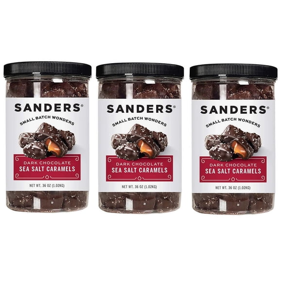 Sanders Raspberry Caramels Sanders Sea Salt Caramels