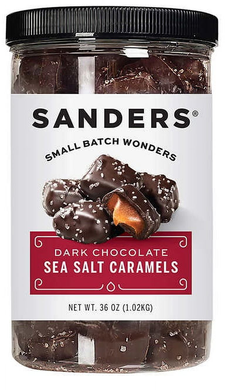 Sanders Dark Chocolate Sea Salt Caramels 36 oz.