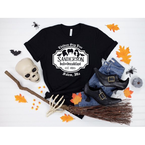 Sanderson Bed & Breakfast Tee Shirt, Movie Shirt, Witch Plus Tee, It'S All Just A Bunch Of Hocu Pocu Shirt, Sanderson Sisters Shirt
