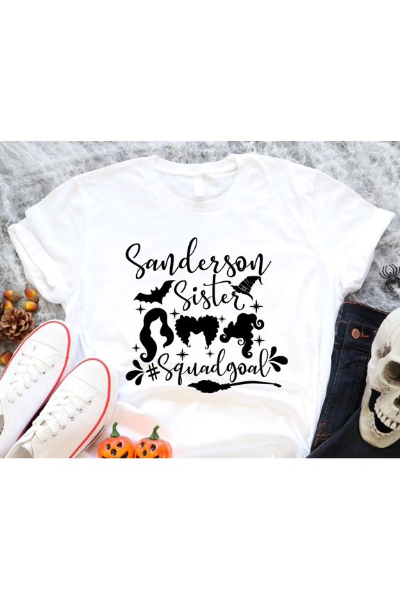 Sanderson Sister Squadgoal Witch Shirt Hocus Pocus Shirt Sanderson Sisters Shirt Womens Ha