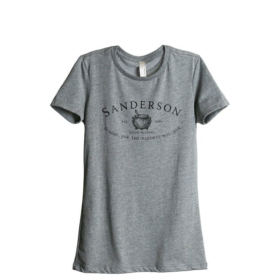Sanderson Witch Academy Women's Fashion Relaxed T-Shirt Tee Heather Grey X-Large