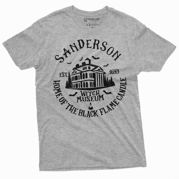 Sanderson Witch Museum Halloween T-Shirt Halloween Movie T-Shirt (3X-Large Grey)