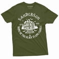 thumbnail image 1 of Sanderson Witch Museum Halloween T-Shirt Halloween Movie T-Shirt (X-Large Military Green), 1 of 6