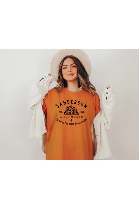 Sanderson Witch Museum Shirt, Halloween Shirt, Sanderson Sisters, Witch Shirt, Black Flame
