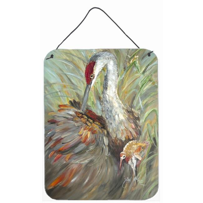 Sandhill Crane With Baby Wall and Door Hanging Prints