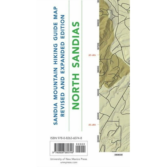 Sandia Mountain Hiking Guide Map, Revised and Expanded Edition (Other)