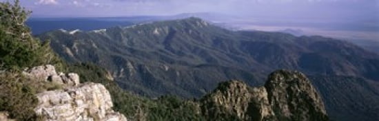 Sandia Mountains Albuquerque New Mexico USA Canvas Art - Panoramic Images (36 x 12)