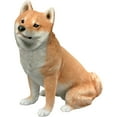 thumbnail image 1 of Sandicast "Mid Size" Sitting Fawn Shiba Inu Dog Sculpture, 1 of 2