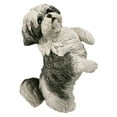 thumbnail image 1 of Sandicast Original Size Silver/White Shih Tzu Sculpture, 1 of 1