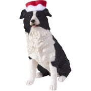Sandicast Sitting Border Collie Ornament