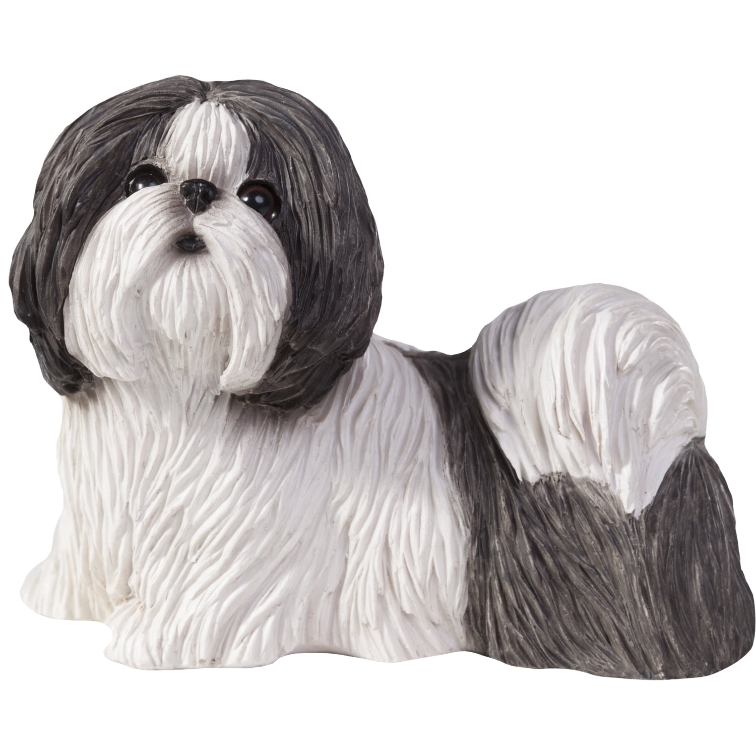 Package of 1, Medium 4.75 x 8 x 1/8 Standing Shih Tzu Wood Cutout for Art & Craft Project, Made in USA