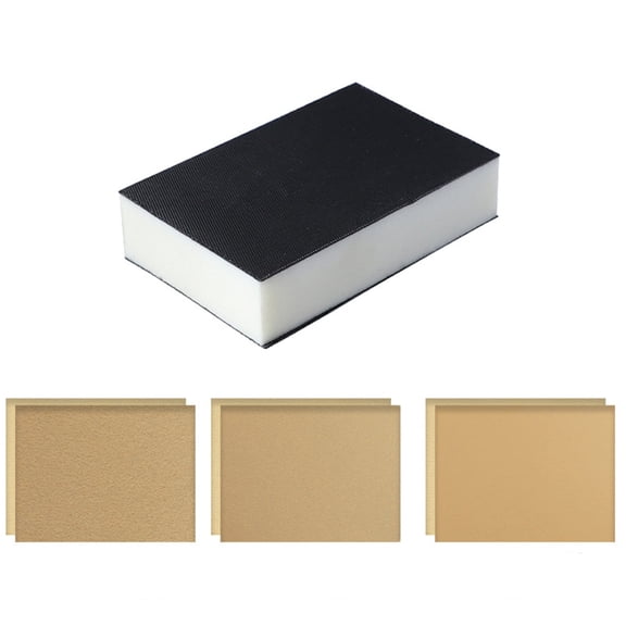 Sanding Disc Holder Sand Paper Backing Polishing Pad Hand Grinding Block PU Foam