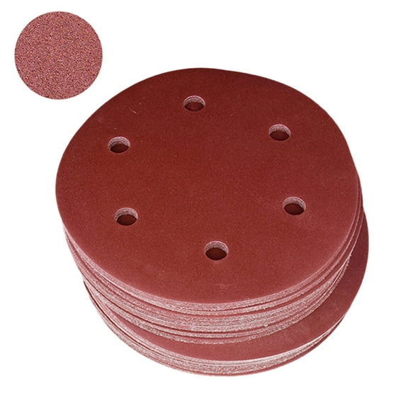 Sanding Discs 9 Inch 6 Hole For Drywall Surfaces Hook Loop Backing Power Sanders