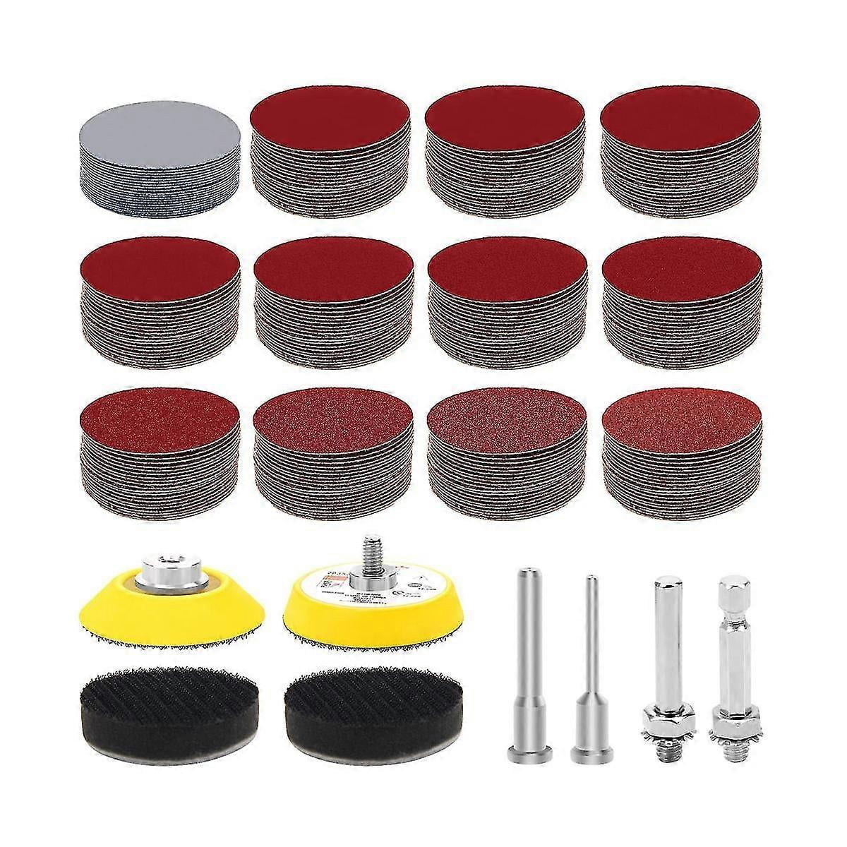 Sanding Discs Pad Kit, 2in Die Grinder Sanding Disc Sander Attachment