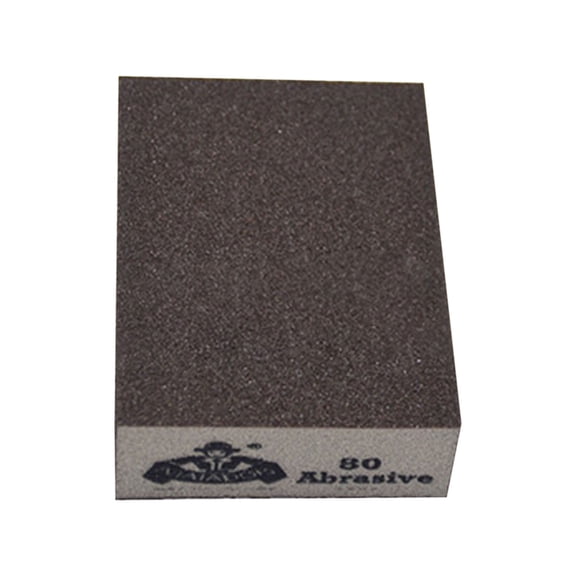 Sanding Sponge Blocks, Hand Sanding Sponge for Furniture, 2.7 × 3.9 × 1Inch Washable Reusable Abrasive Sand Sponges, Durable Sandpaper Sponge Block for Rust Removal and Polishing,80-grit