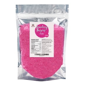 Cake S.O.S Pink Sanding Sugar Dessert Sprinkles, 8.8 oz.